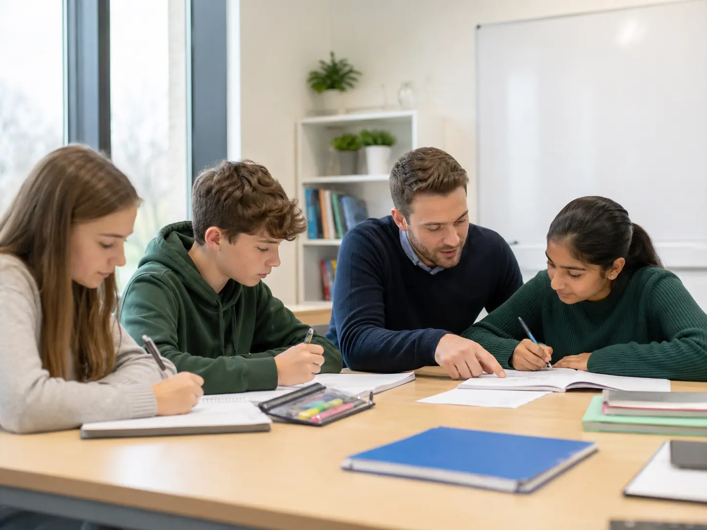Student attending regular tuition