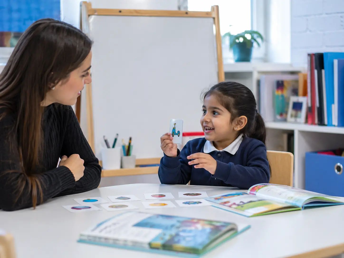 Small group English tuition gives children more opportunities to practise new vocabulary.