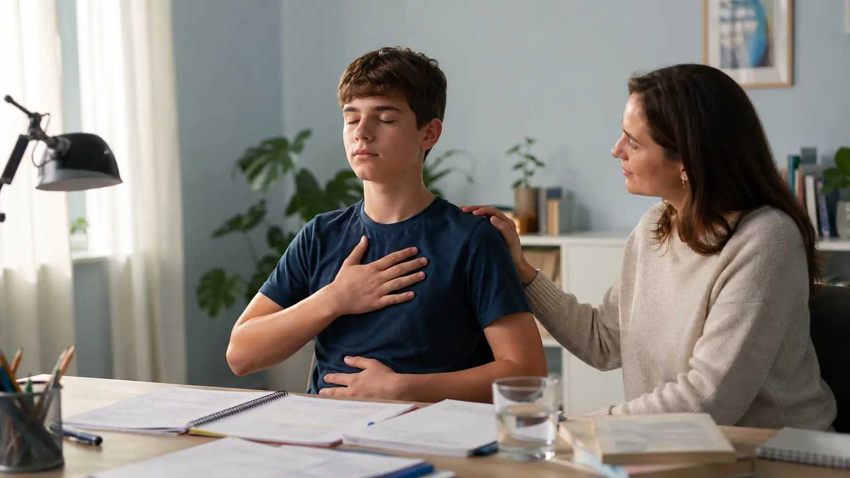 Healthy routines, reassurance, and practice can make exam preparation feel more manageable.