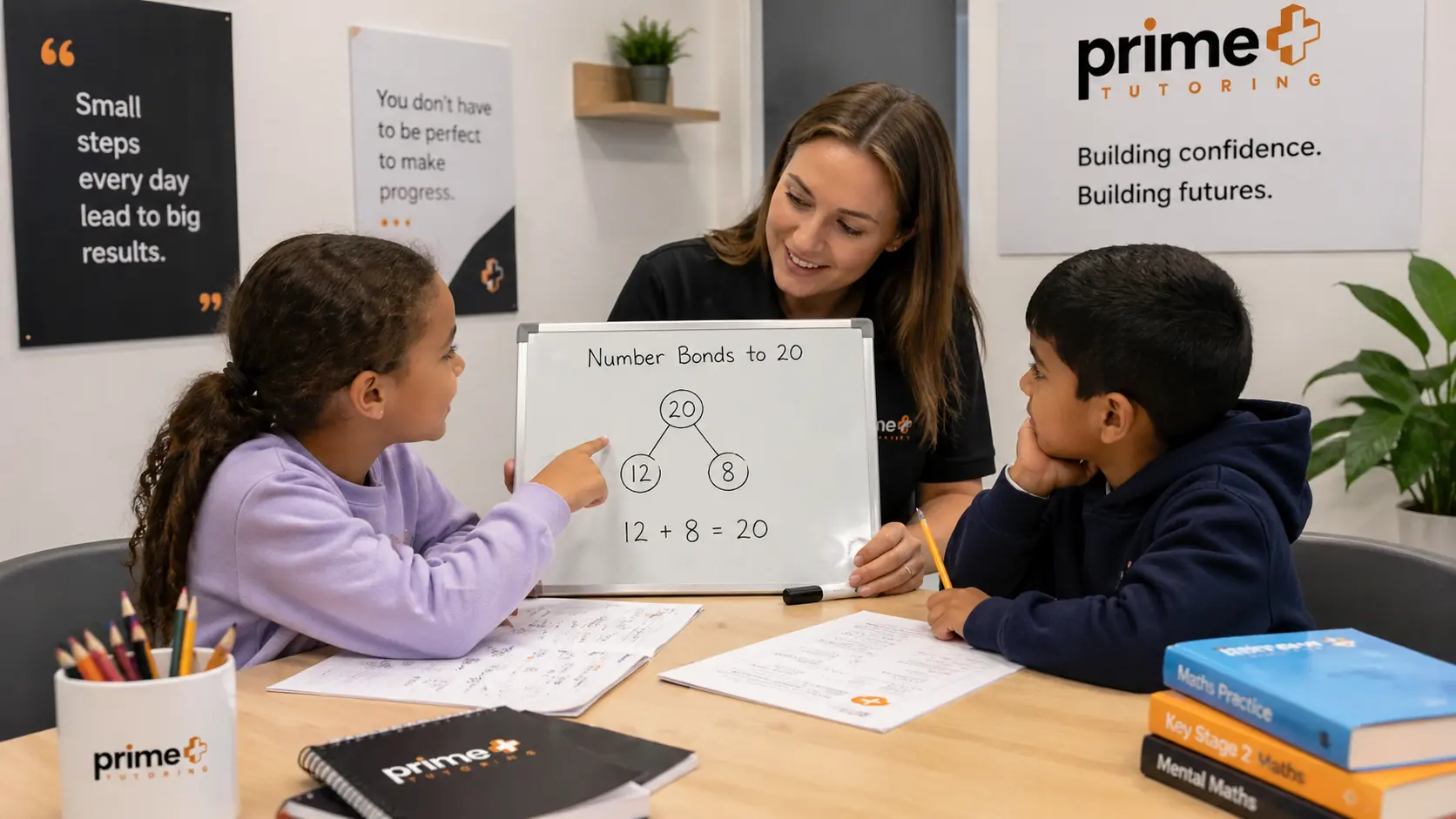 Small group tuition gives children the structure and encouragement needed to improve.