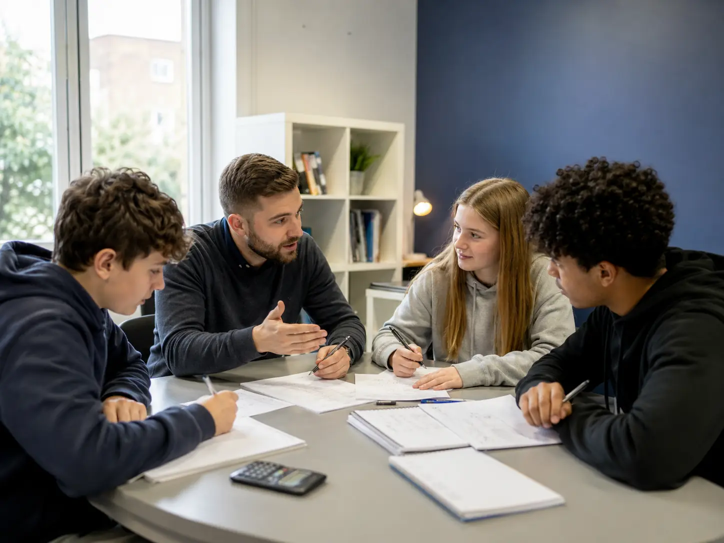 Live tuition gives students feedback, accountability and targeted explanations.