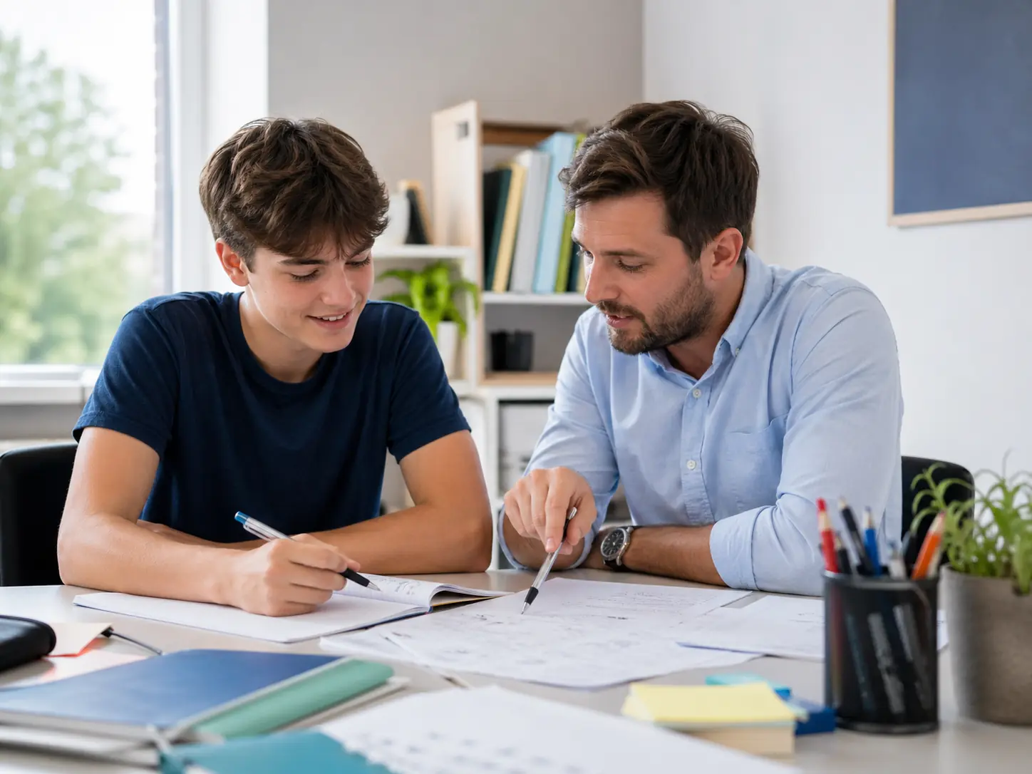Small group tuition can provide individual attention with peer motivation.