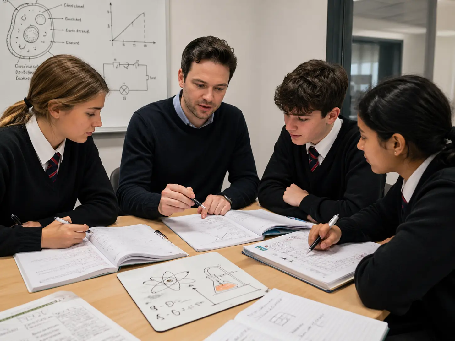 Science students often need help applying knowledge to exam-style questions.